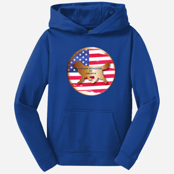 Youth Sport Wick ® Fleece Hooded Pullover Thumbnail