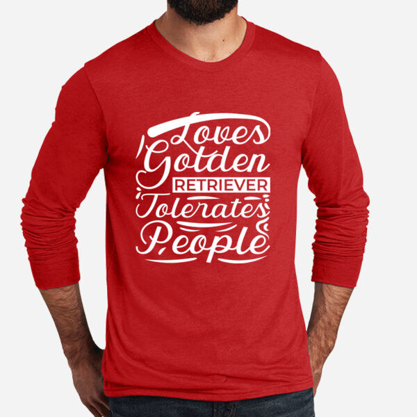 Unisex Tri Blend Long Sleeve Tee Thumbnail